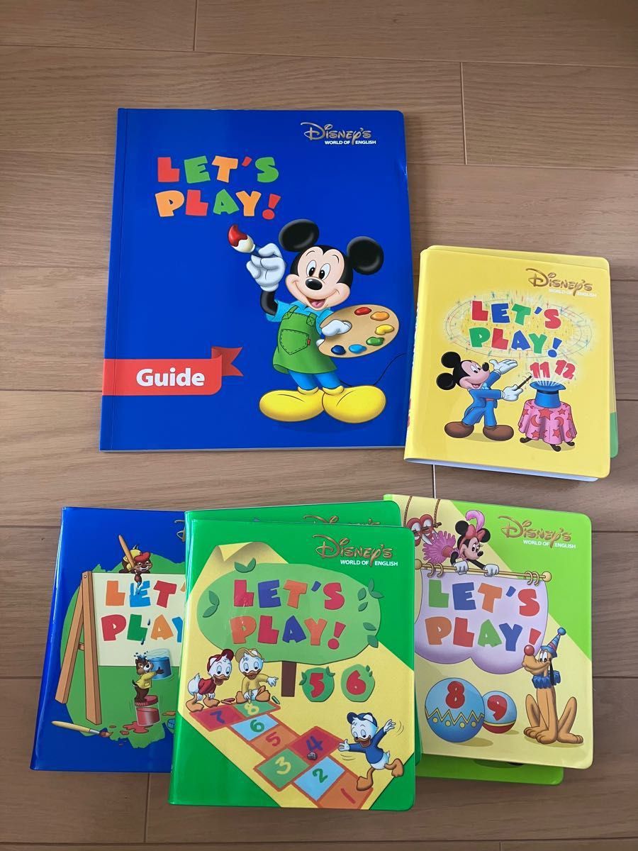 ディズニー英語システム DWE レッツプレイDVD ガイド付き 字幕