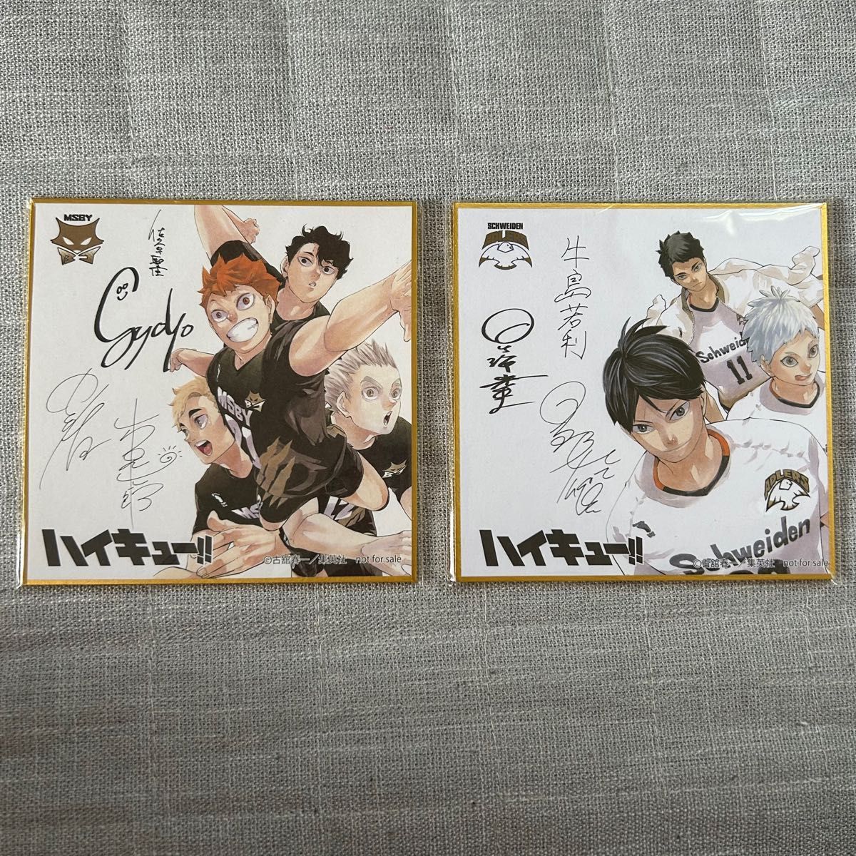 ハイキュー サイン 日向翔陽 影山飛雄 ミニ色紙 非売品｜Yahoo!フリマ