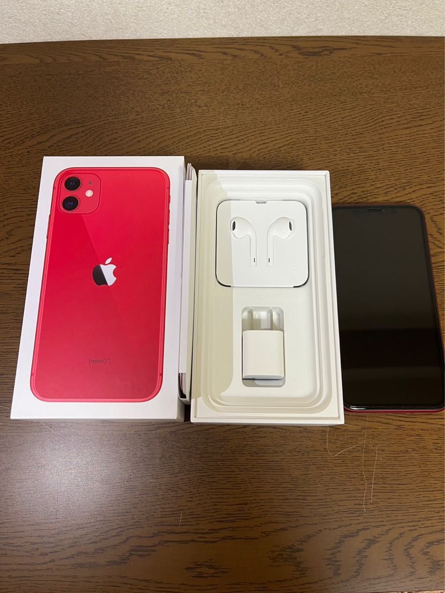 iPhone11 128GB Red 本体 SIMフリー 赤 SIMフリー SIMロック解除