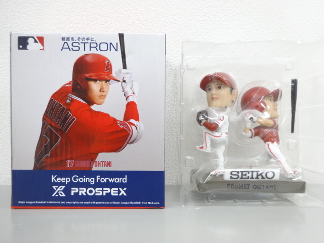 SEIKO 非売品】 大谷翔平二刀流ボブルヘッド フィギュア エンゼルス