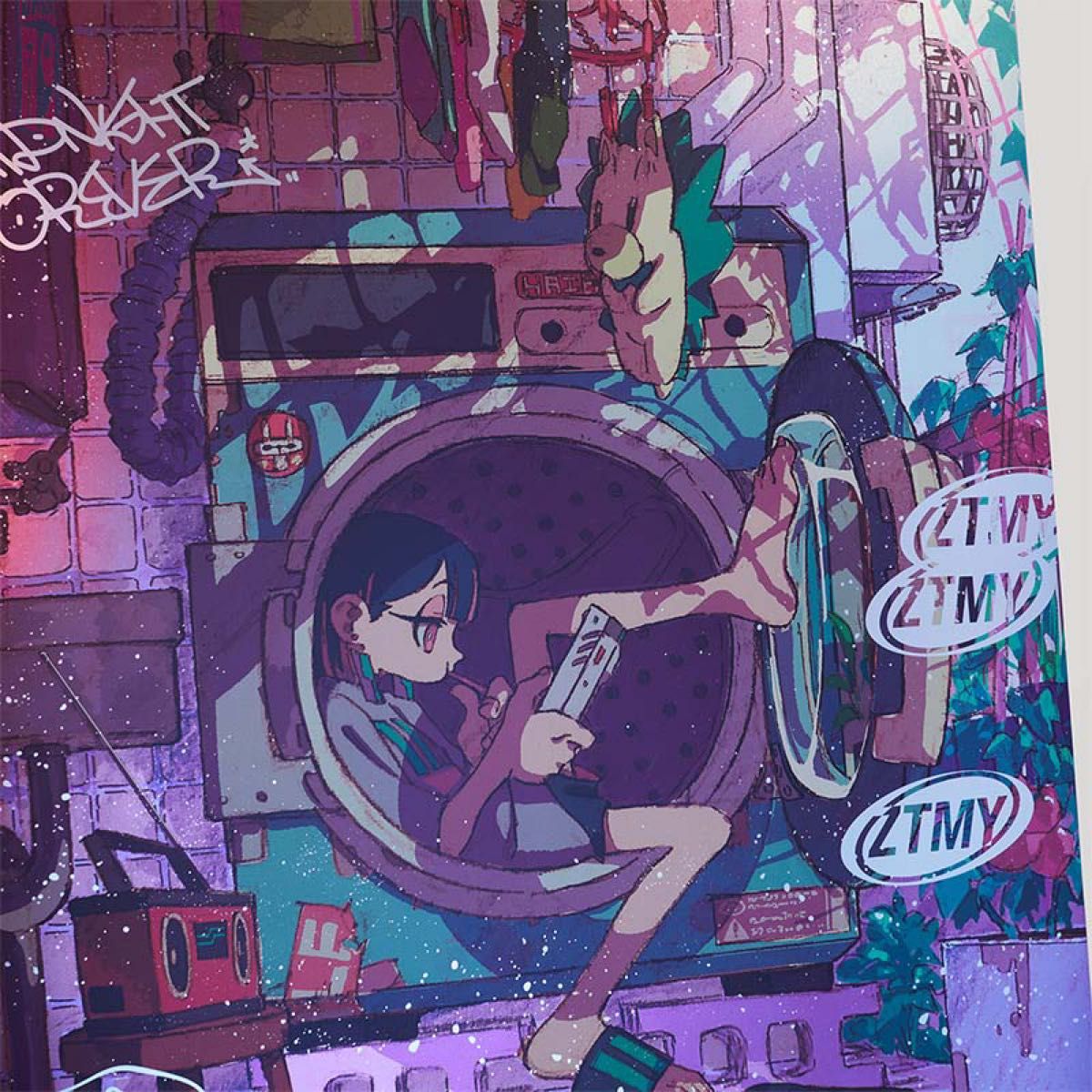 ずっと真夜中でいいのに PREMIUM会員限定 メタリックポスター ずとまよ