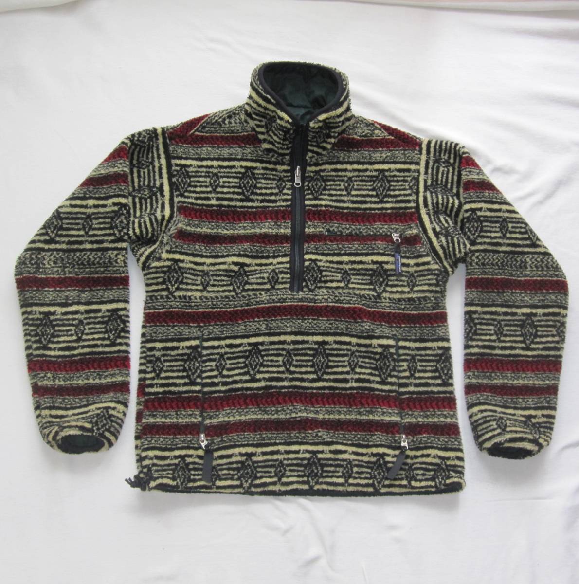 90s パタゴニア グリセード (XS) ブルズアイ / USA製 / パイル