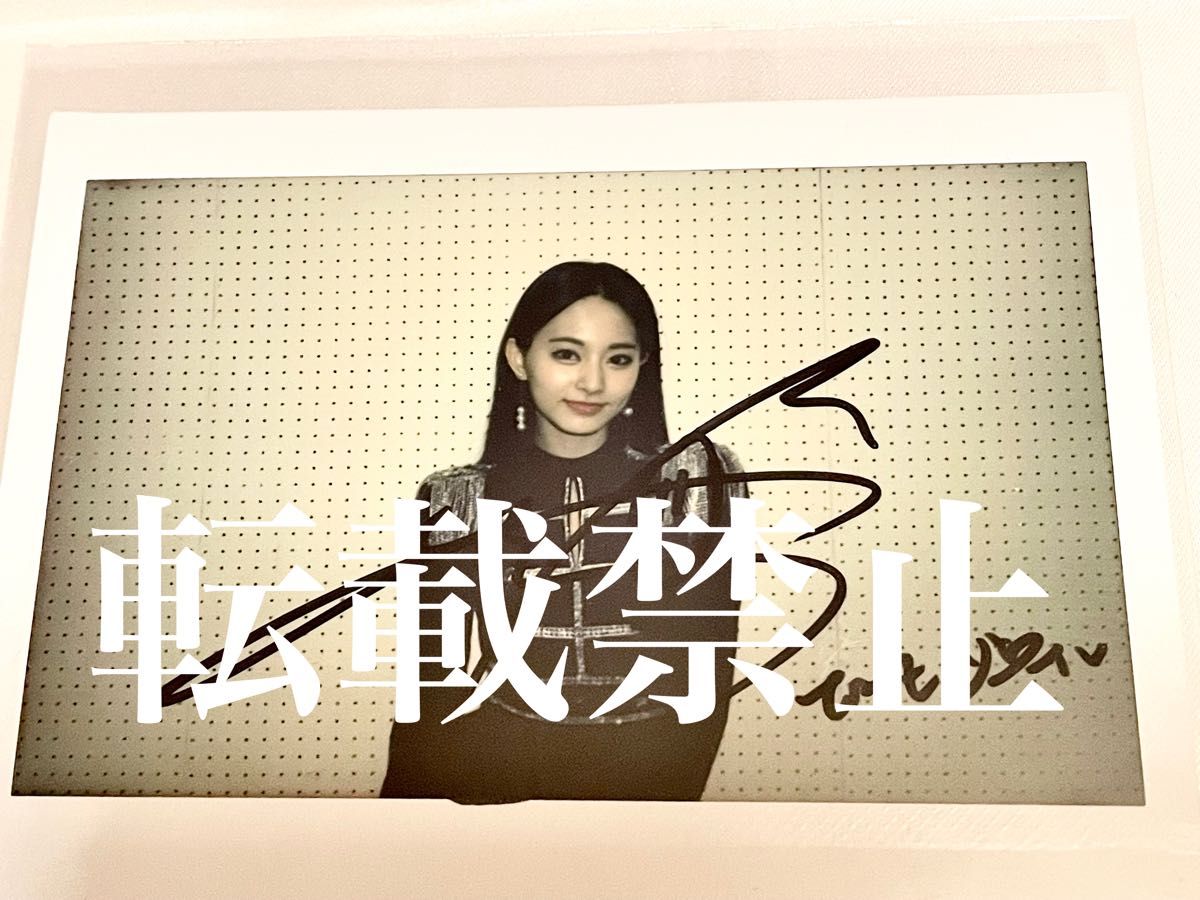 ツウィ縦 チェキ #TWICE3 サイン ポラロイド TWICE twice