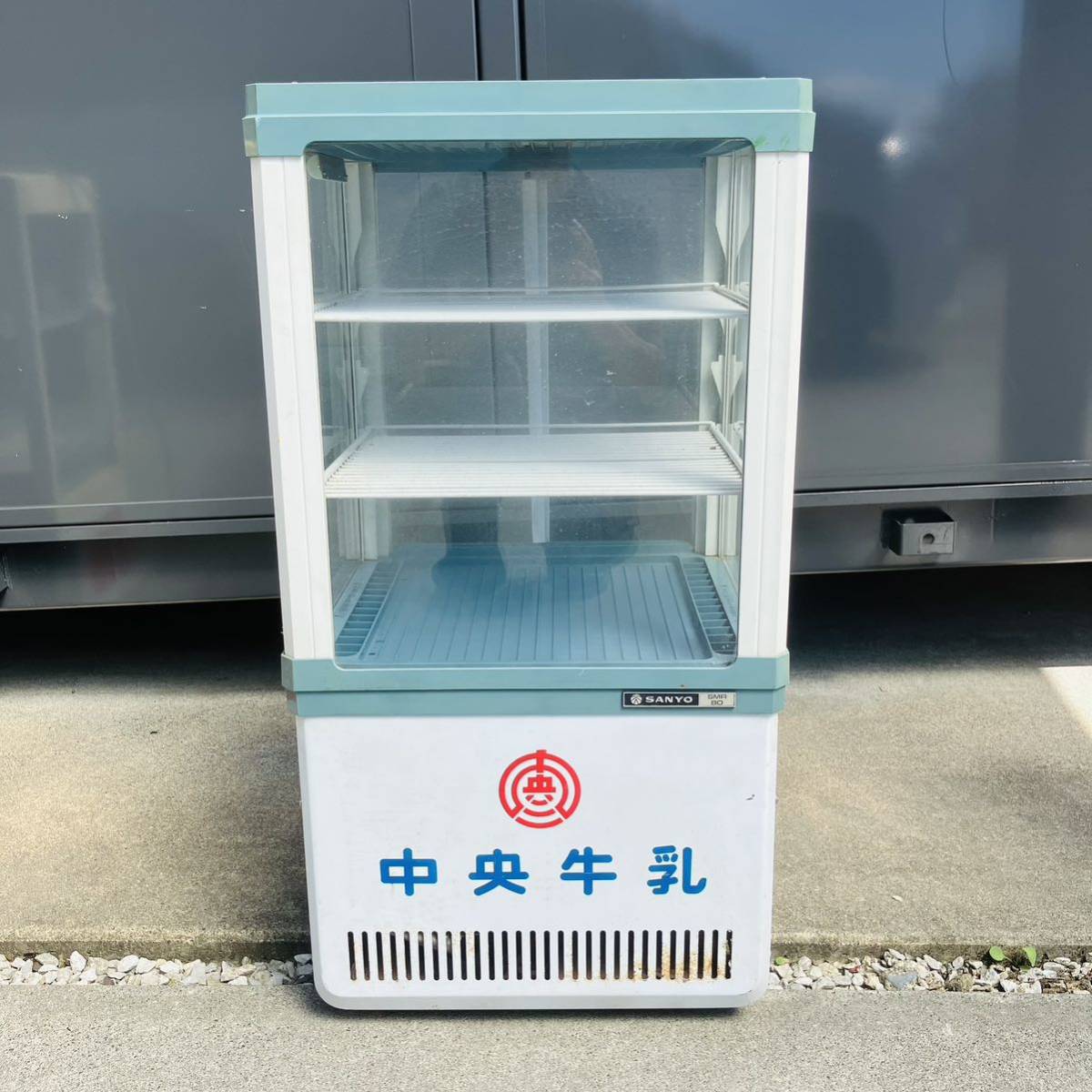 冷蔵ショーケースショーケース雪印ヴィンテージ冷蔵庫