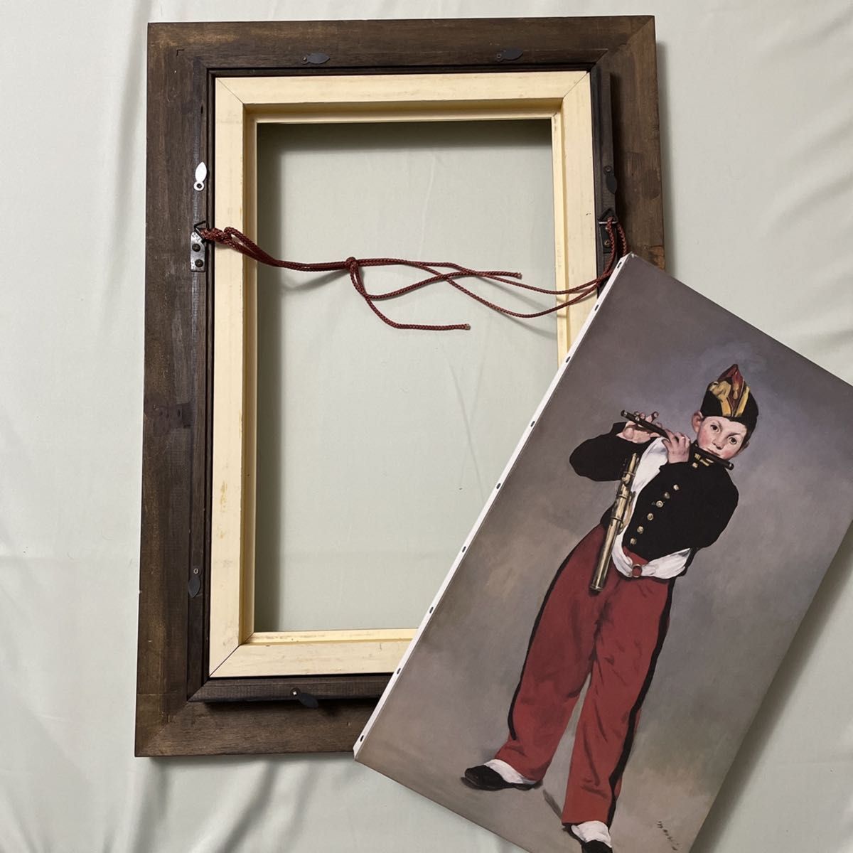 複製画額 豪華額装 エドゥアール・マネ絵画「笛を吹く少年