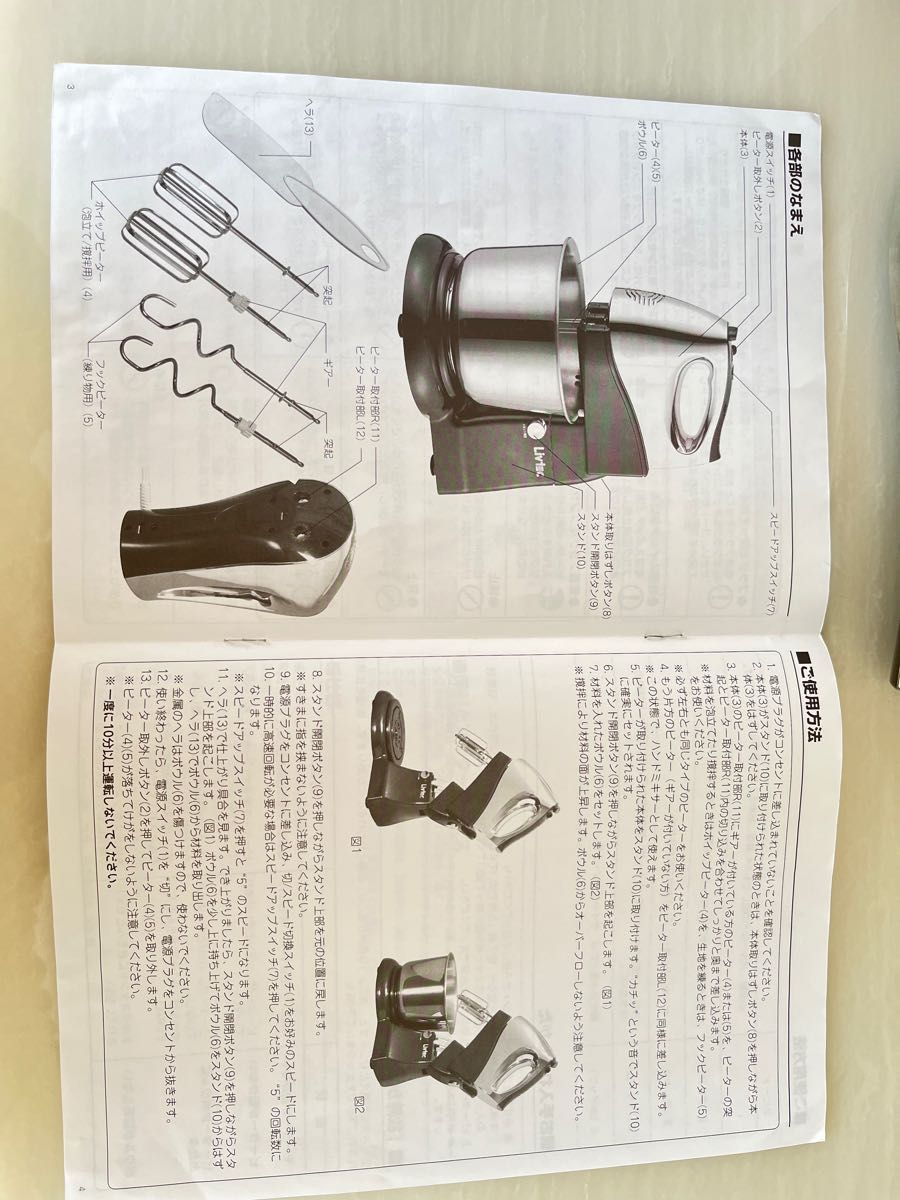 ステンレスボウル付き卓上ミキサー Livtec LHM-ST28E｜Yahoo!フリマ