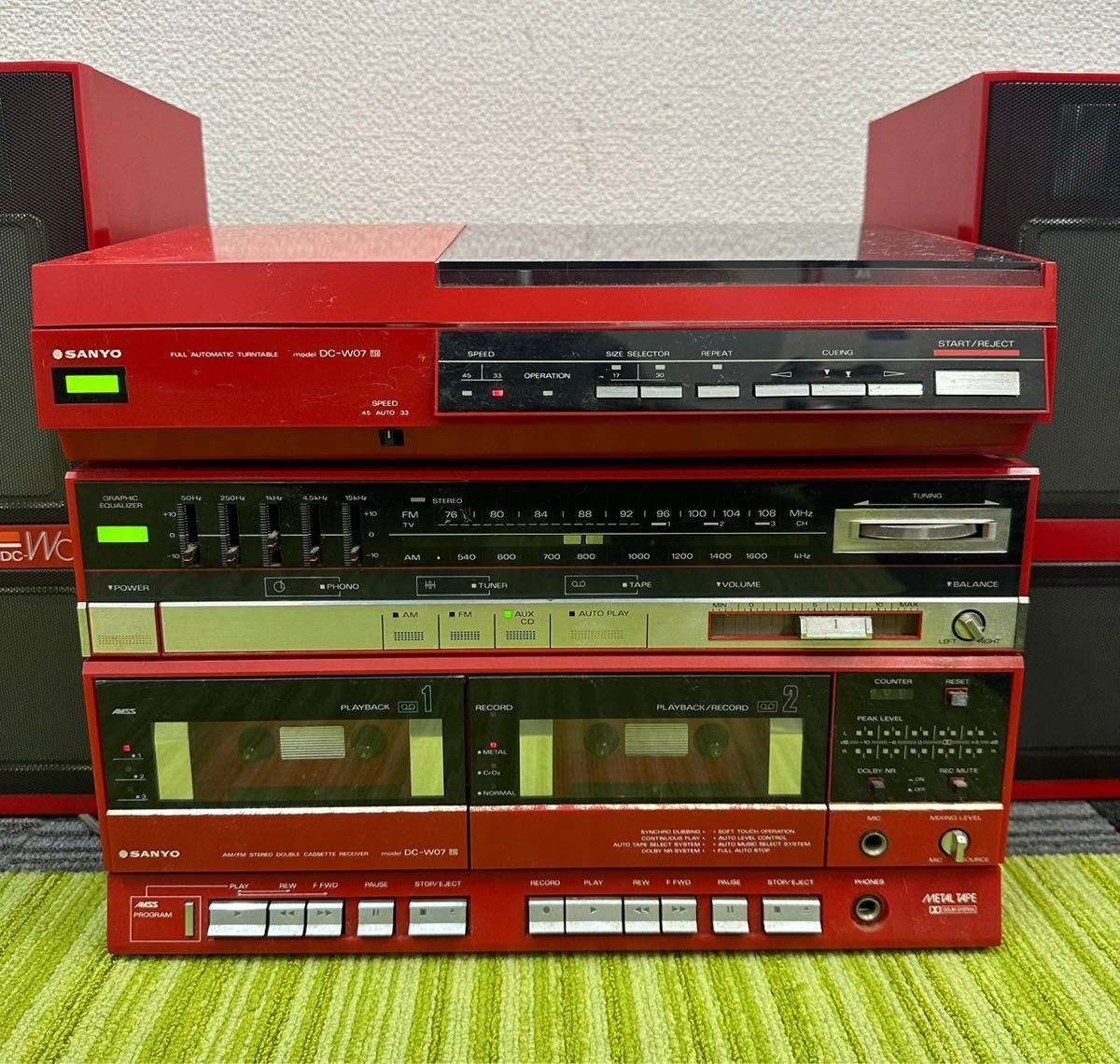 Yahoo!オークション - SANYO サンヨー ミニコンポ DC-W07 TAC ステレオ