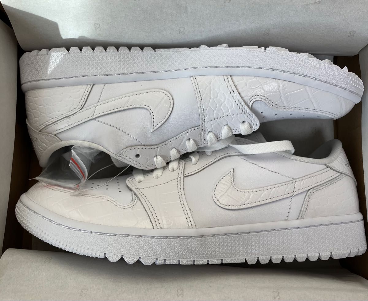 Nike Air Jordan 1 Low Golf White Crocodile Skin 27 5㎝｜Yahoo