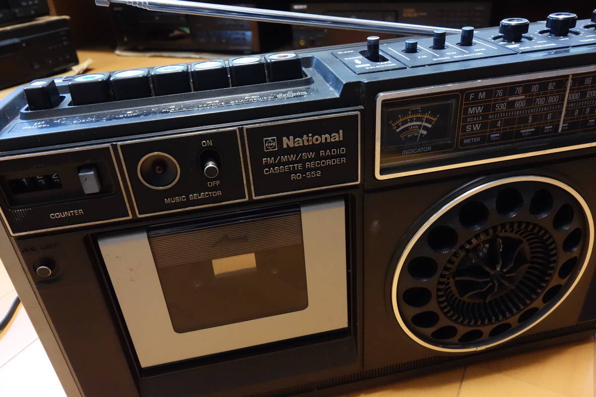 Yahoo!オークション - National ナショナル製 ラジカセ「RQ-552」音の