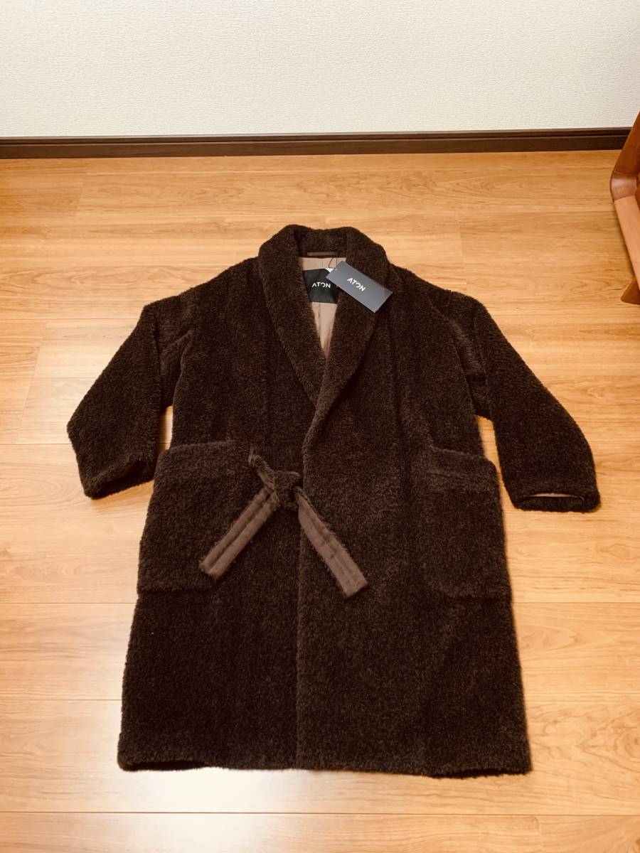 未使用タグ付 ユニセックス ATON エイトン オーバーサイズ アルパカ