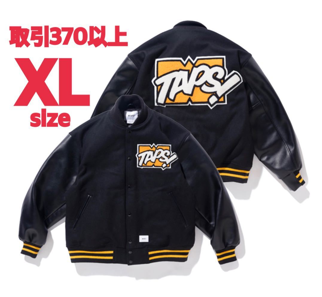WTAPS 2023SS VARSITY JACKET TOON BLACK XLサイズ ダブルタップス