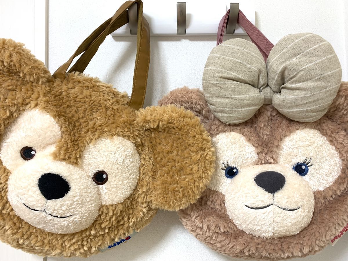 ダッフィー シェリーメイ 3wayフェイスバッグ 顔型 ショルダーバッグ