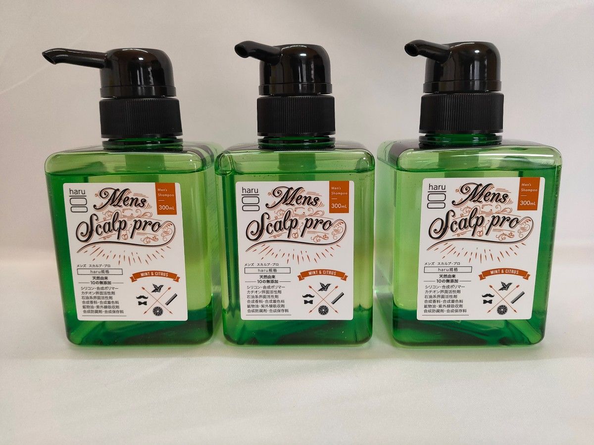 haru シャンプー メンズスカルプ・プロ 300ml 3本 セット｜Yahoo