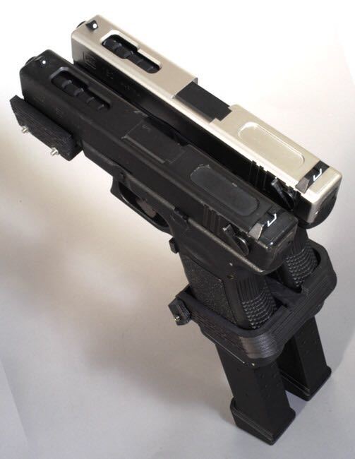 完成品】ドッペルピストル電動ブローバック 東京マルイグロック18c 連結