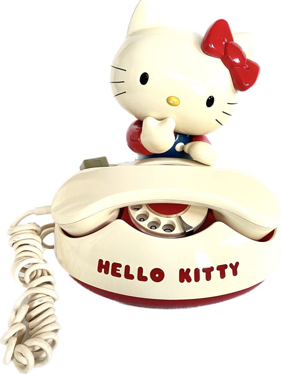 昭和レトロ ハローキティダイヤル式電話｜Yahoo!フリマ（旧PayPayフリマ）