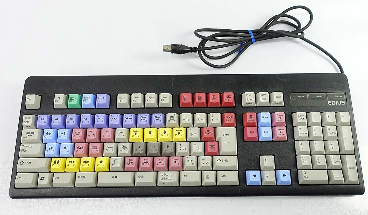 EDUIS 108 Keyboard USBキーボード（EDIUSV6KB） ☆EDIUS 編集用 USB