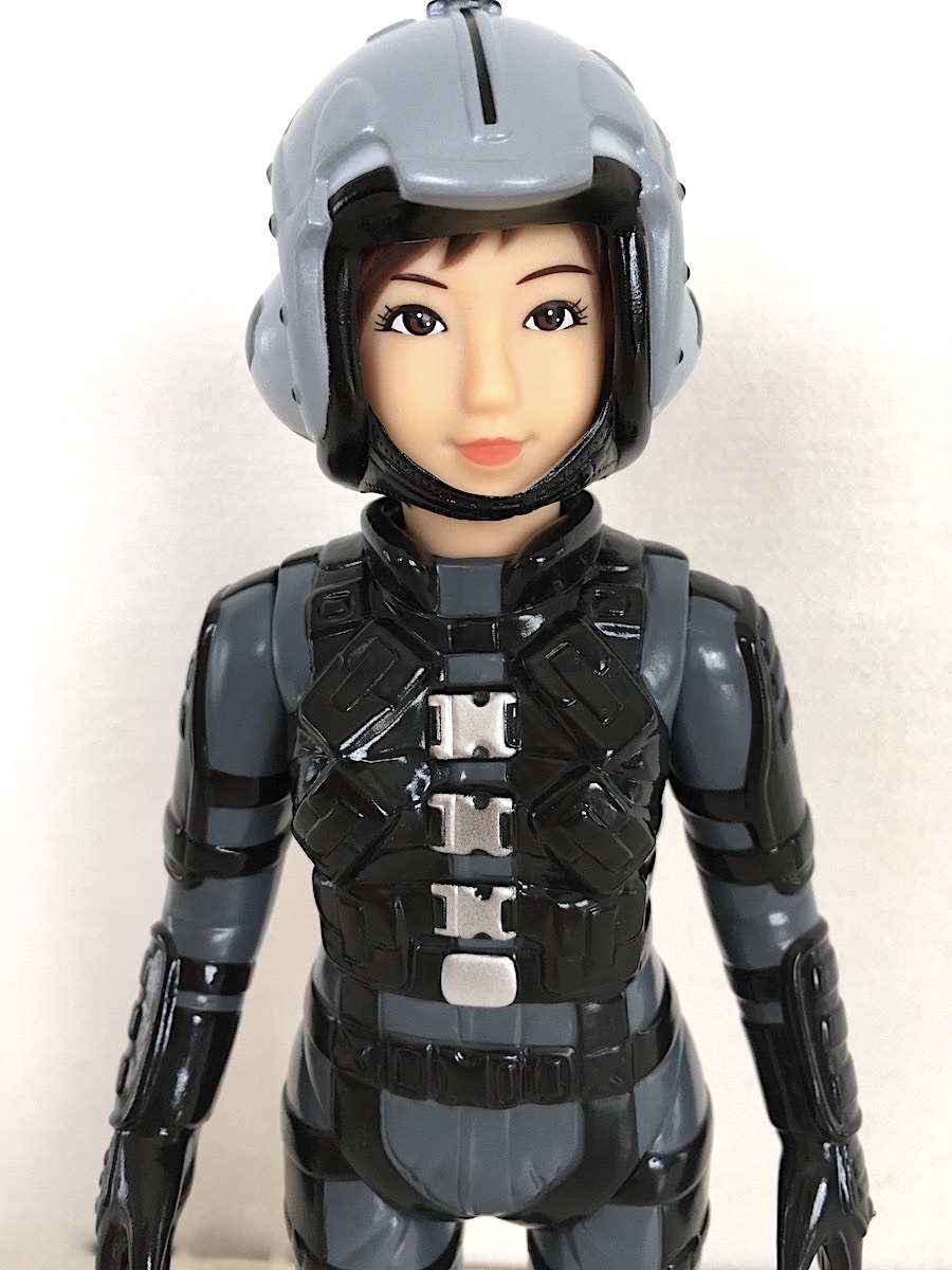 HMV特別限定 ゴジラ ✕ メカゴジラ 家城茜隊員 ( 釈由美子 ) ソフビ