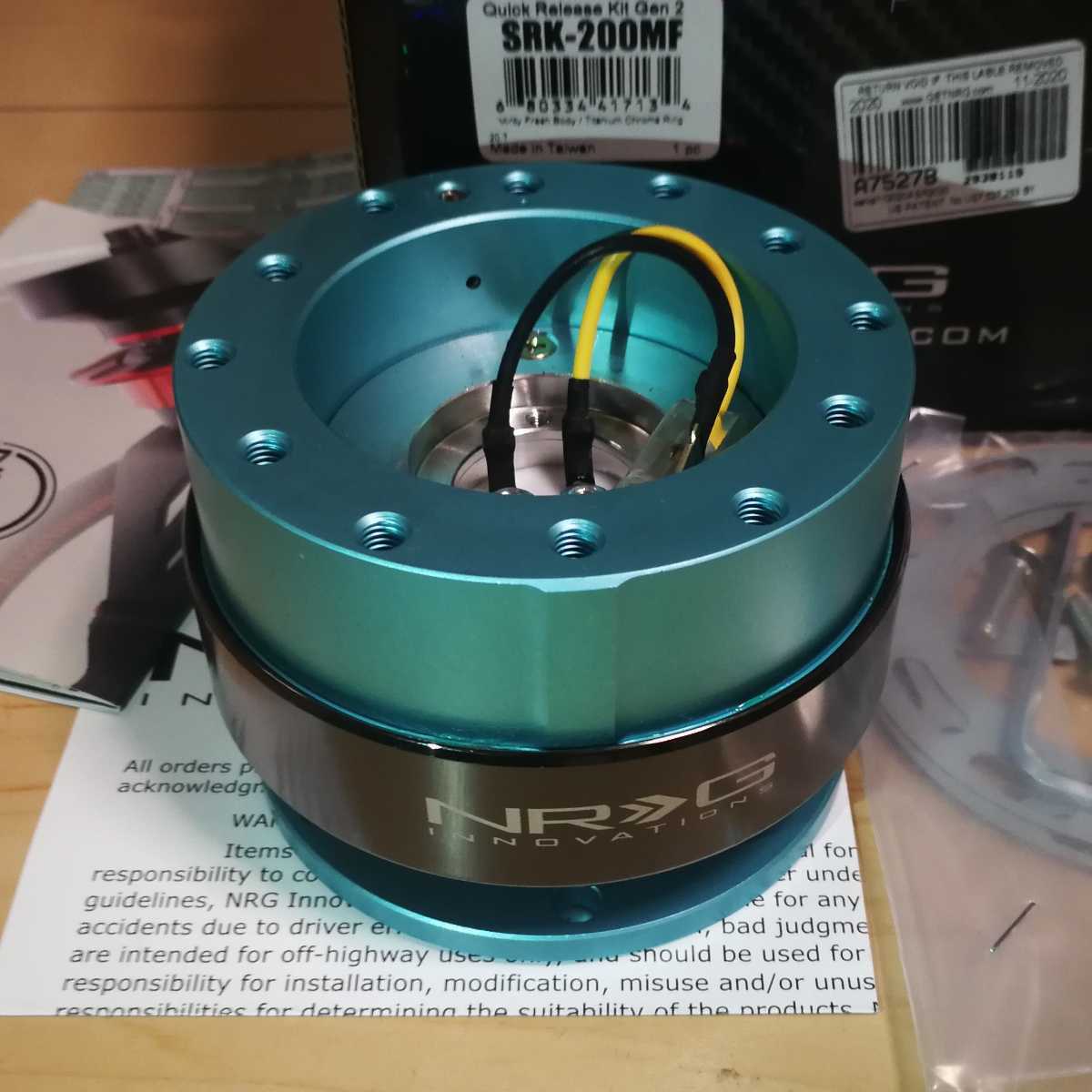 Yahoo!オークション - 本物 NRG製 Gen2.0 クイックリリース SRK-200MF