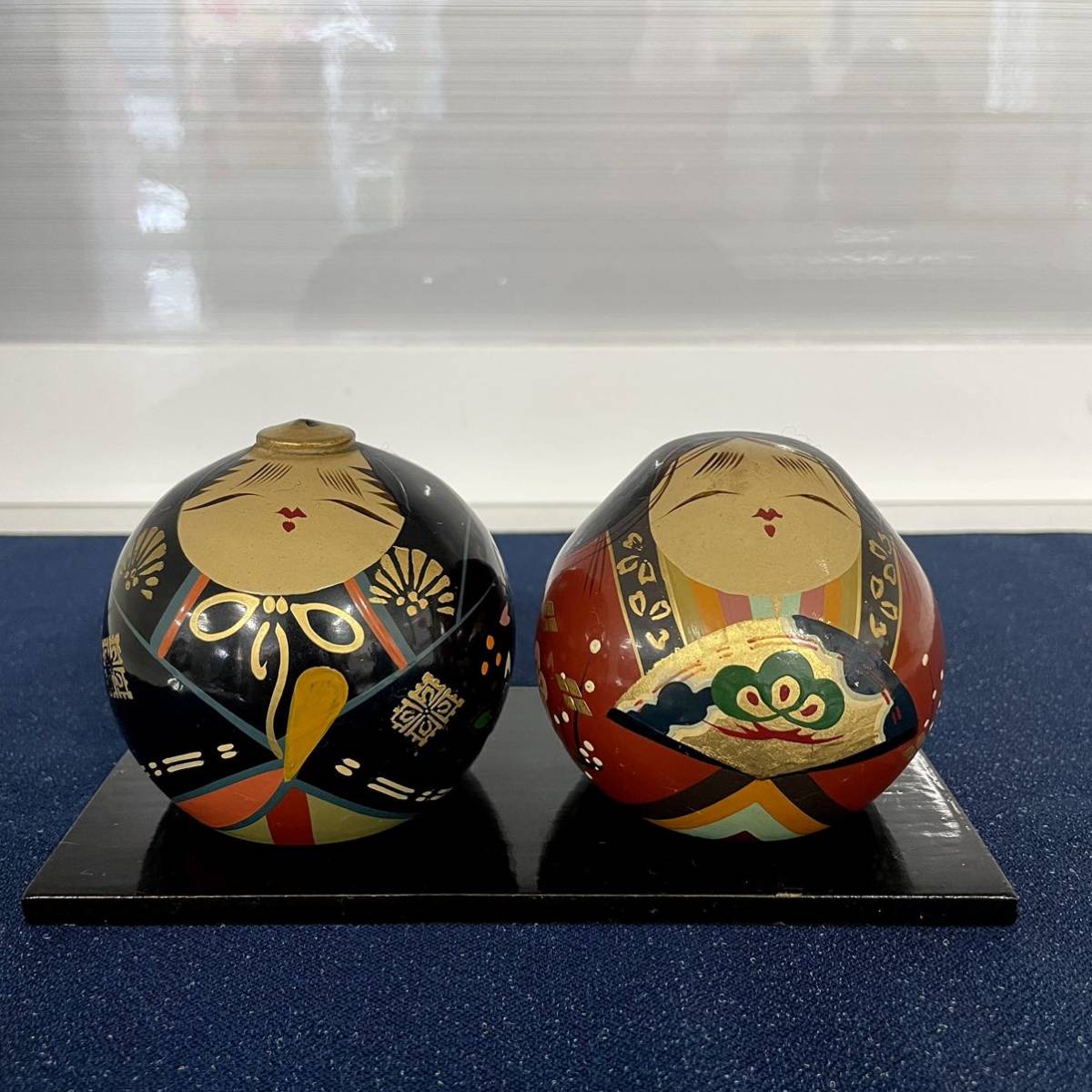 中村民芸社 大内人形 大内塗 ひな人形 雛人形 山口県伝統工芸品 ペア