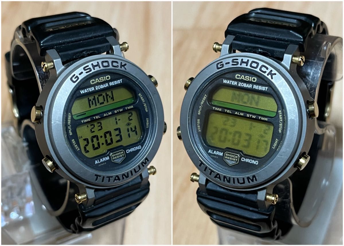 CASIO G-SHOCK ビンテージ チタン製 MRG-1 希少ゴールドモデル 訳