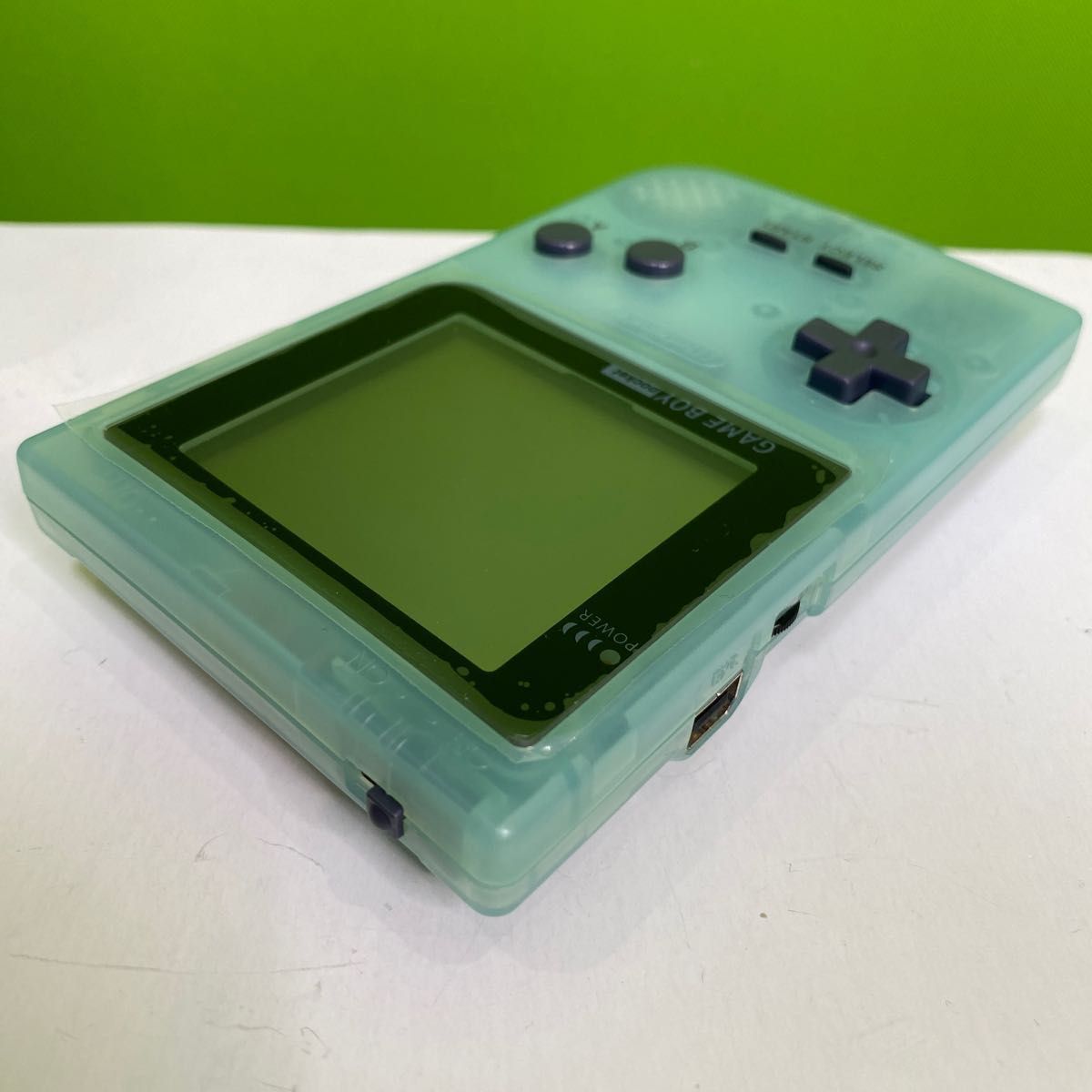 ゲームボーイポケット 【画面】新品 超激レア アイスブルー 箱はおまけ