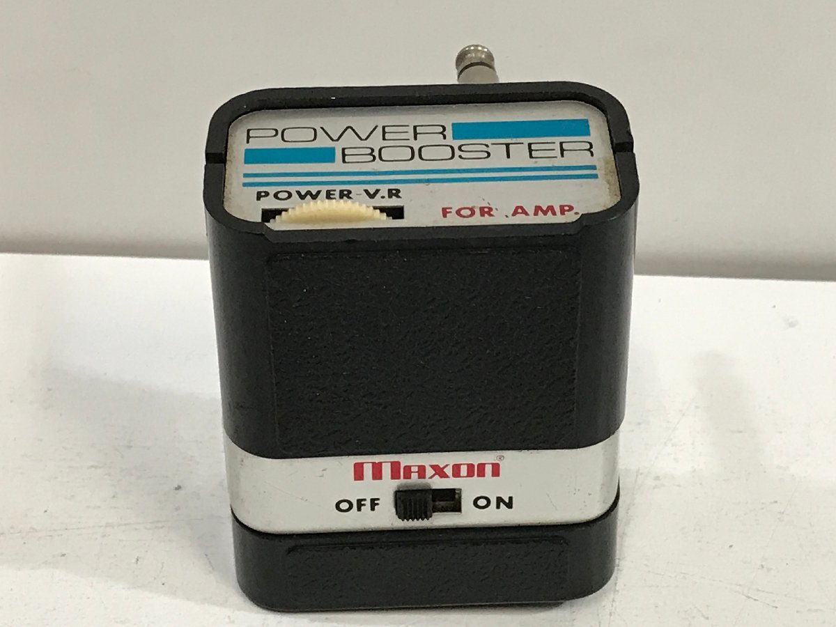Yahoo!オークション - Maxon POWER BOOSTER FOR AMP 《ジャンク・音出