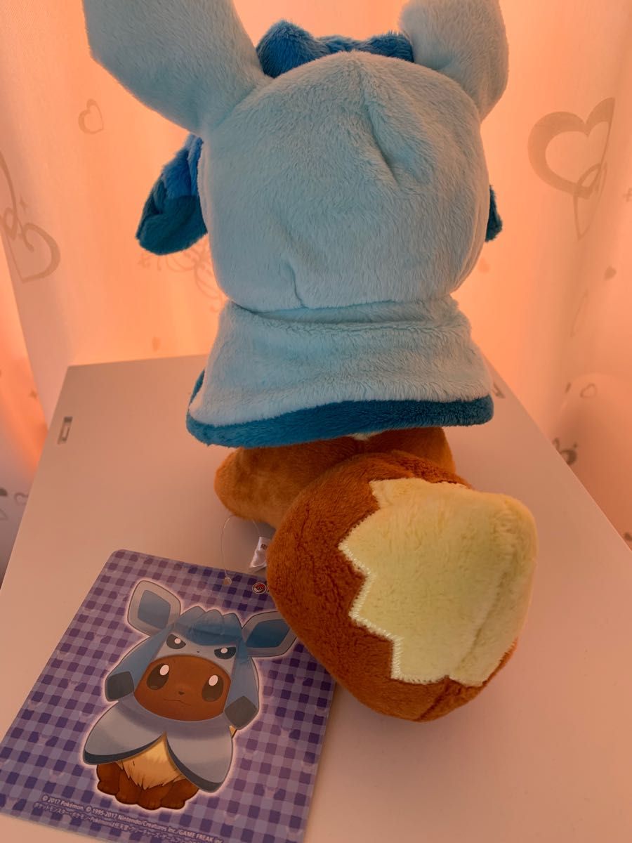 ぬいぐるみ イーブイ(グレイシアポンチョ) ポンチョシリーズ