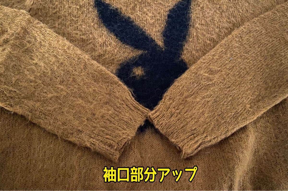 Schott プレイボーイモヘアセーター S ブラウン｜Yahoo!フリマ（旧