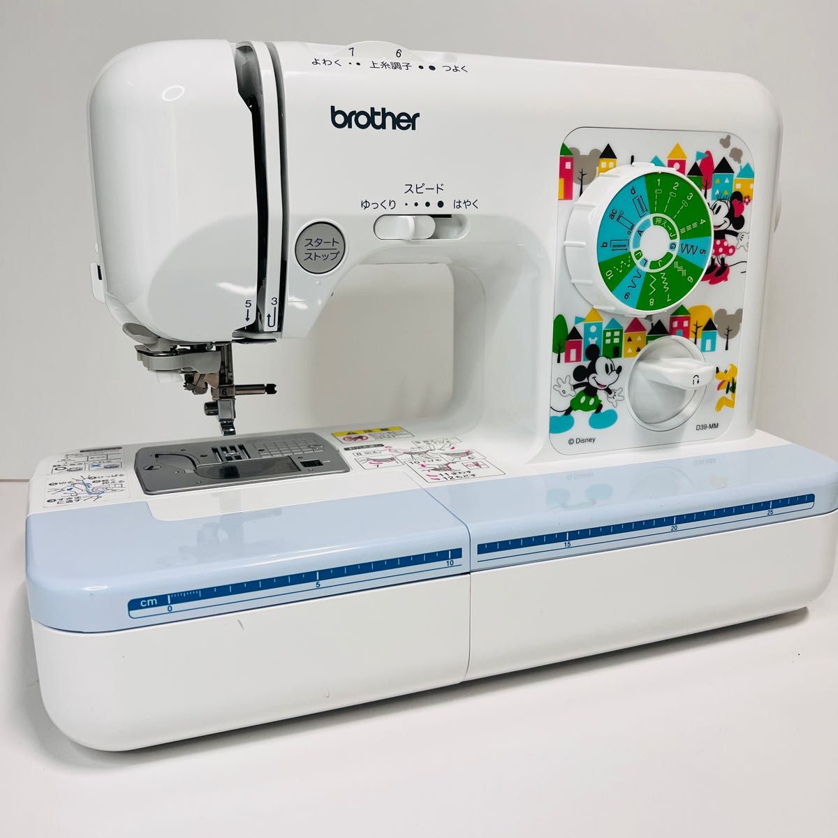 brother D39-MM ディズニー ミッキー ミシン ブラザー美品｜Yahoo