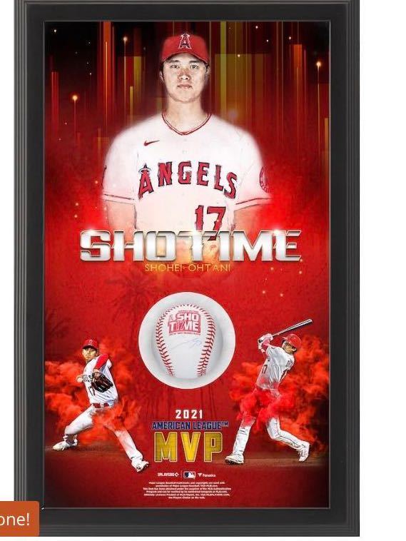 Yahoo!オークション - 大谷翔平直筆サイン入りボールMLB証明額縁写真フ