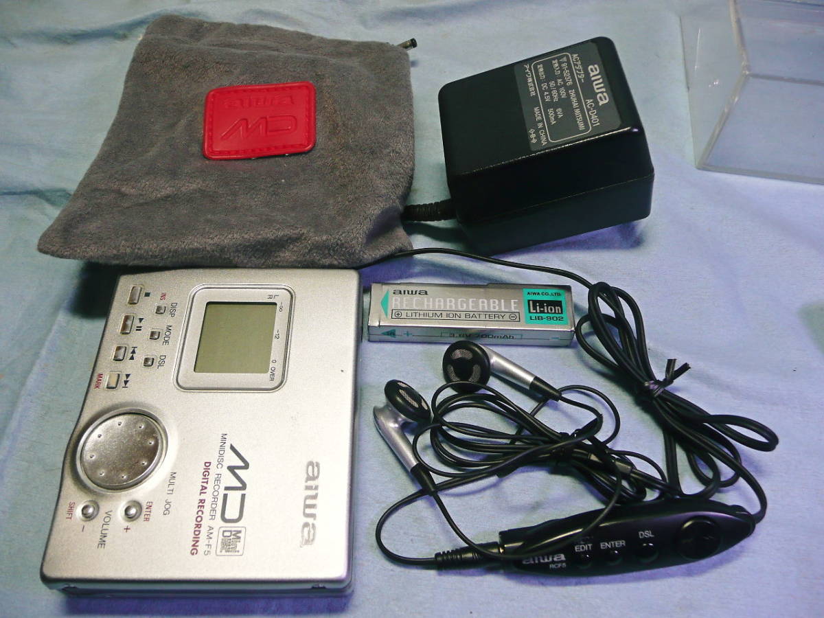 Yahoo!オークション - アイワ aiwa AM-F5 MDレコーダー 中古 本体 再生
