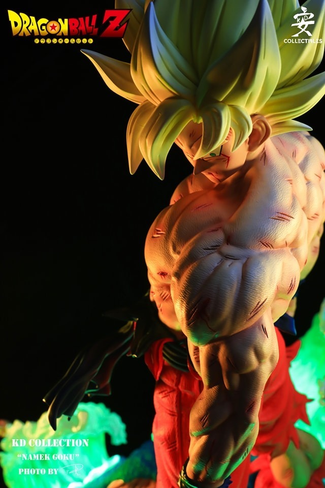 LED付 ナメック星 孫悟空 スーパーサイヤ人 ド迫力 1/4 スケール 海外