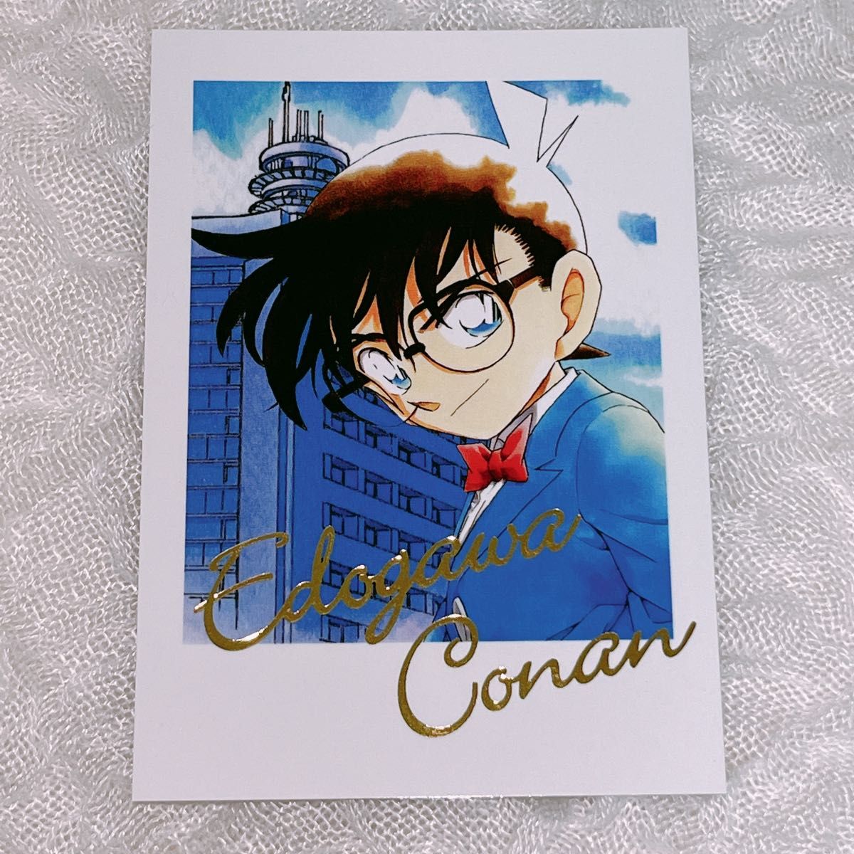 鳥取県北栄町限定 名探偵コナン 非売品チェキ風カード 警察学校 江戸川