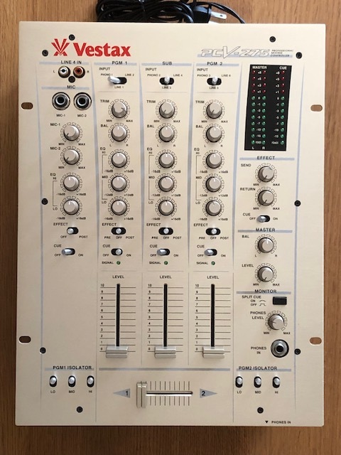 VESTAX ベスタクス PCV-275 DJミキサー 中古（メンテ済 美品）｜Yahoo