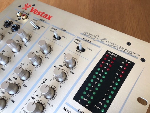 VESTAX ベスタクス PCV-275 DJミキサー 中古（メンテ済 美品）｜Yahoo