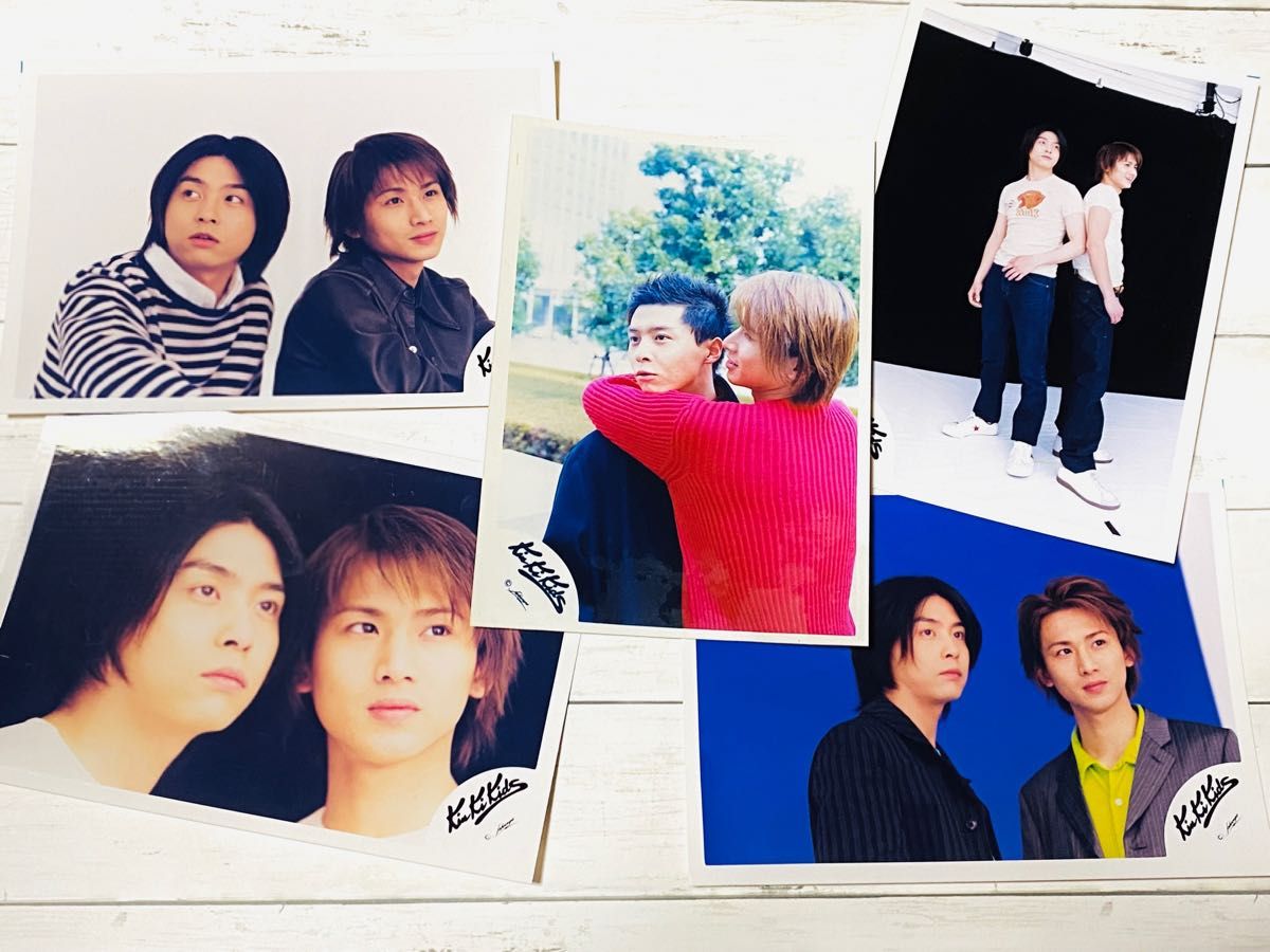 KinKi Kids 堂本光一 堂本剛 ジャニーズショップ 公式写真 5枚セット