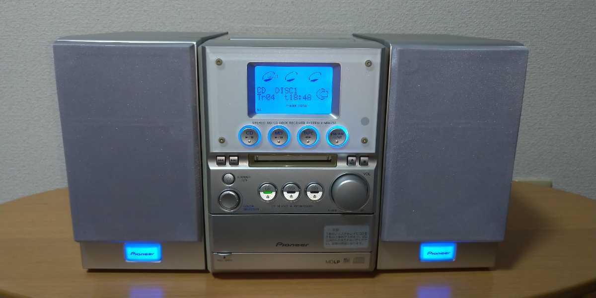 動作品】 Pioneer パイオニア XR- MDX737S ミニコンポ Amazon