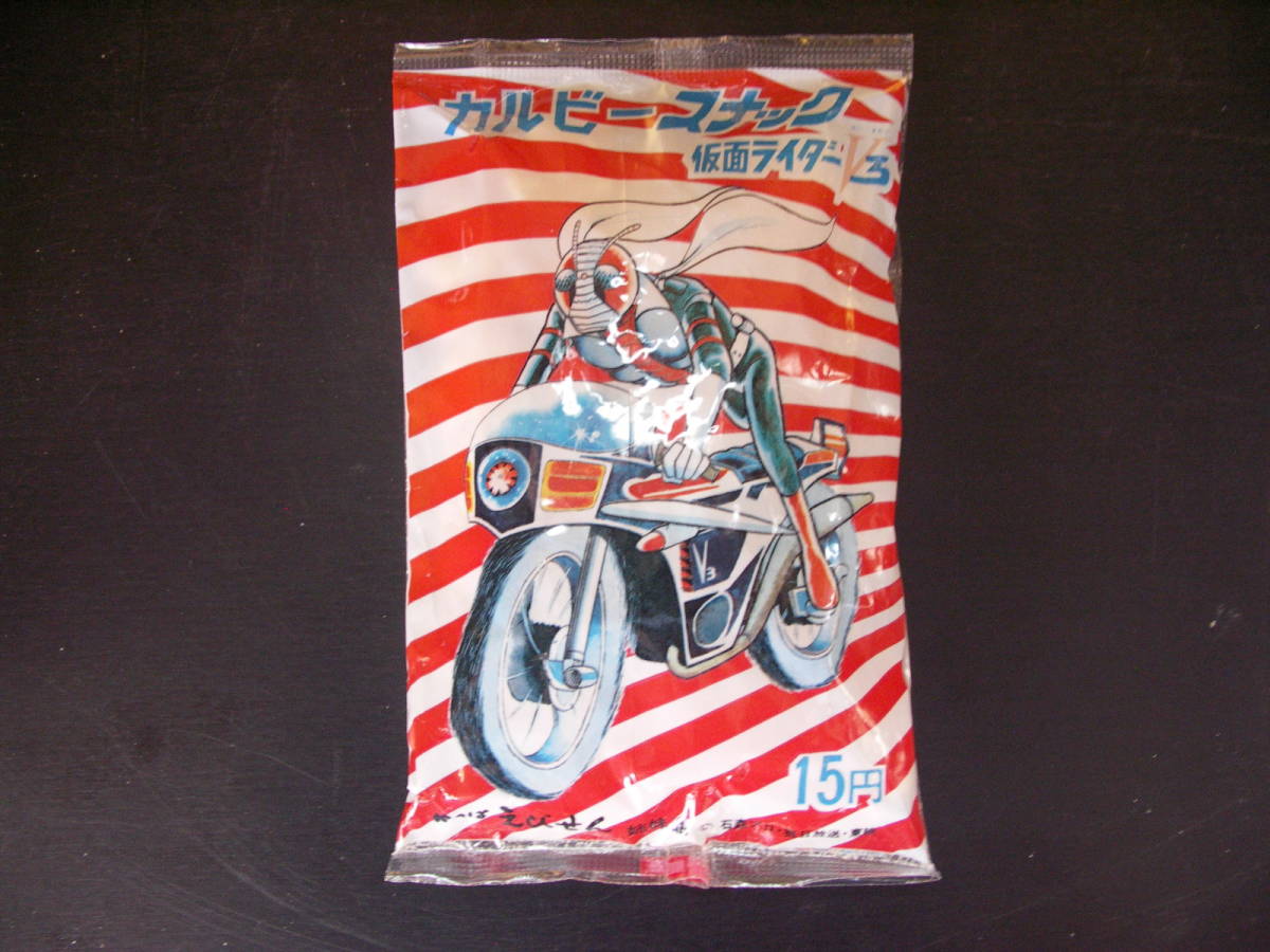Yahoo!オークション - ビンテージ カルビー 仮面ライダーV3スナック