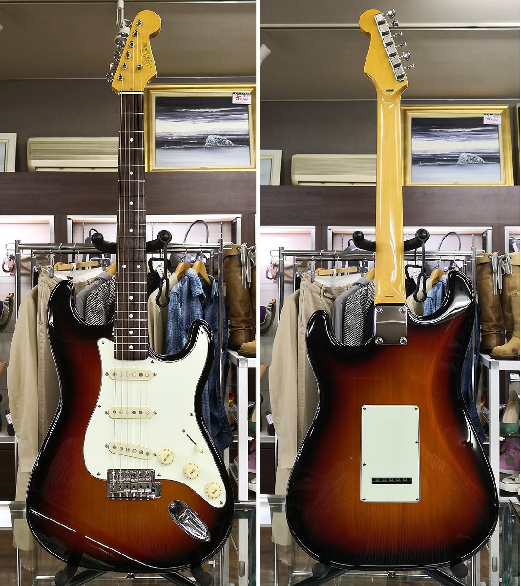 Yahoo!オークション - 美品 Laid Back エレキギター ST400 3TS フェン