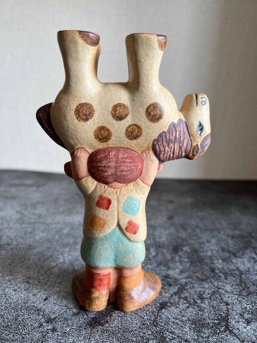 リサラーソン Gustavsberg 長くつ下のピッピの世界展 ウマを持ち上げる