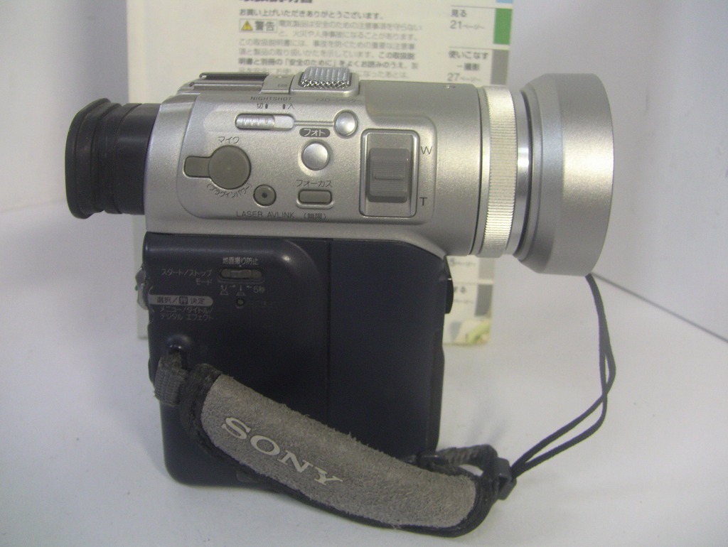 MiniDVテープ再生できます SONY MiniDVビデオカメラ DCR-PC100