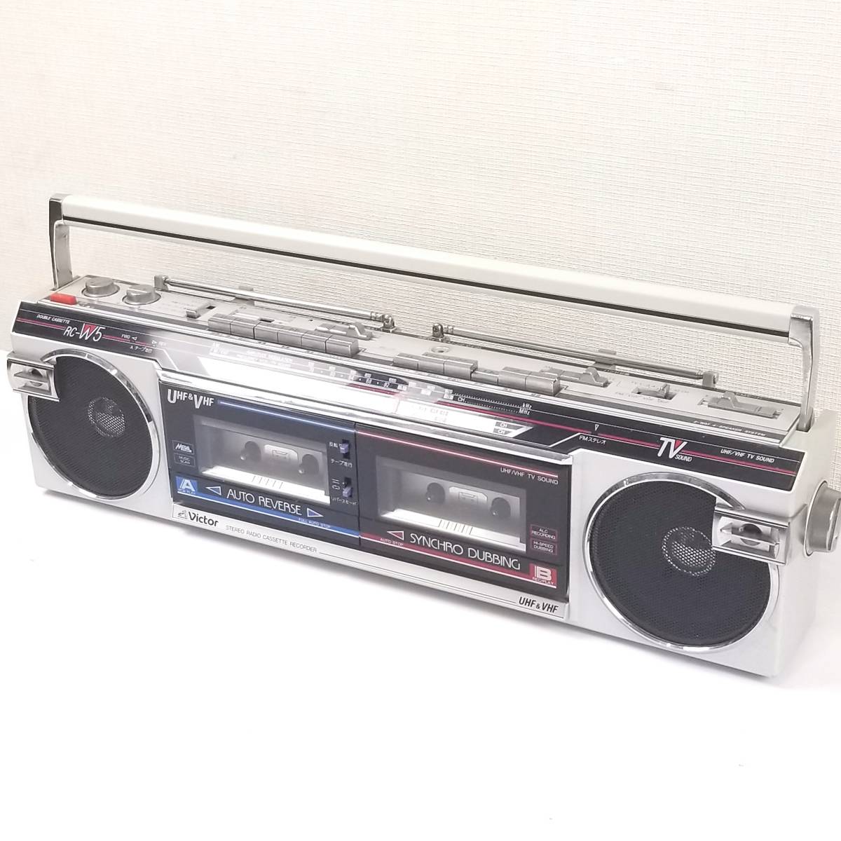 Yahoo!オークション - Victor ビクター RC-W5 ラジカセ ステレオ ラジ