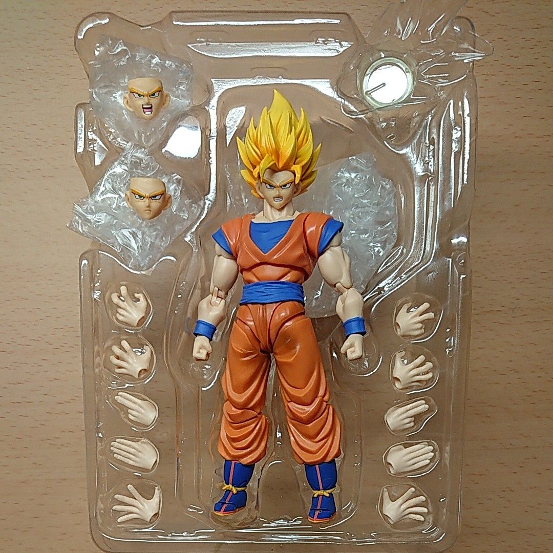 スーパーサイヤ人2 孫悟空 頭部交換パーツ付き 改造品/ S H Figuarts