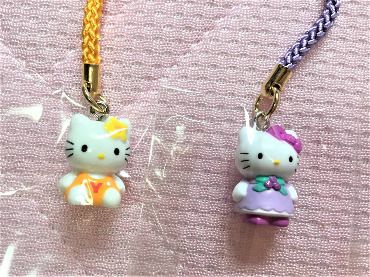 d*9様 ハローキティ アイスサンデー 根付ストラップ d*9様 ハローキティ