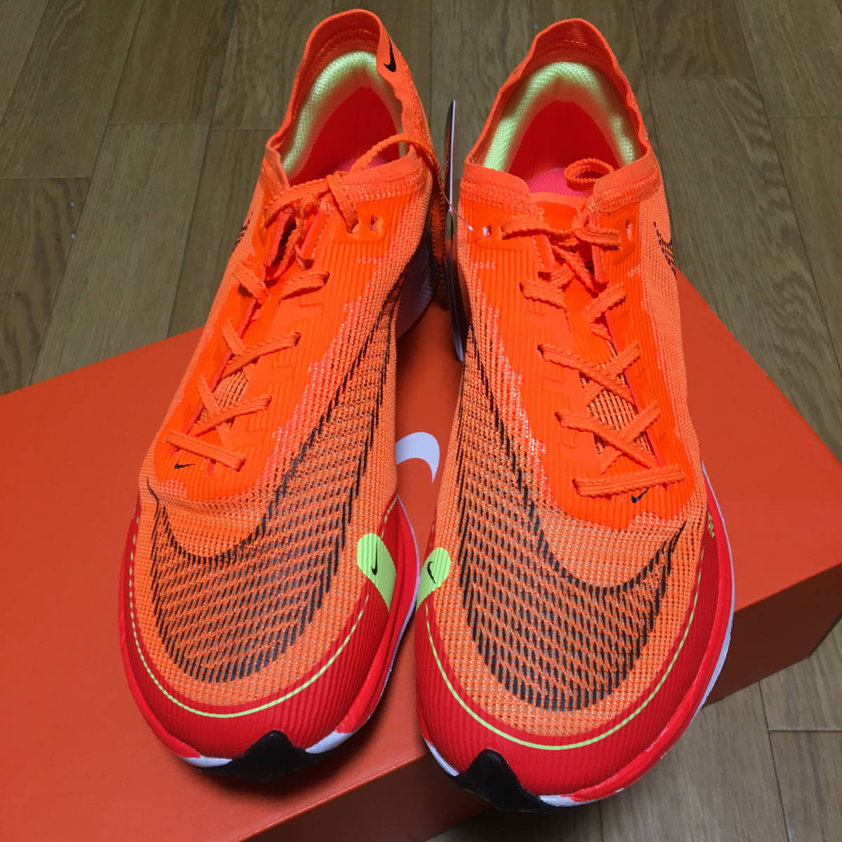 新品 未試着 25 5cm NIKE ZOOMX VAPORFLY NEXT% 2 ORANGE ナイキ