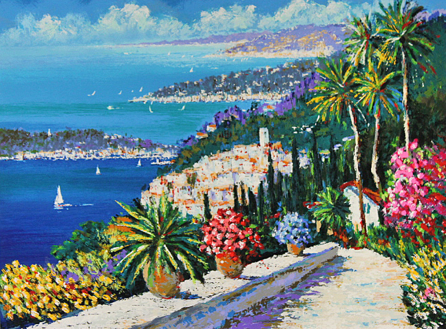 Yahoo!オークション - ケリー・ハーレム 【地中海】 シルクスクリーン