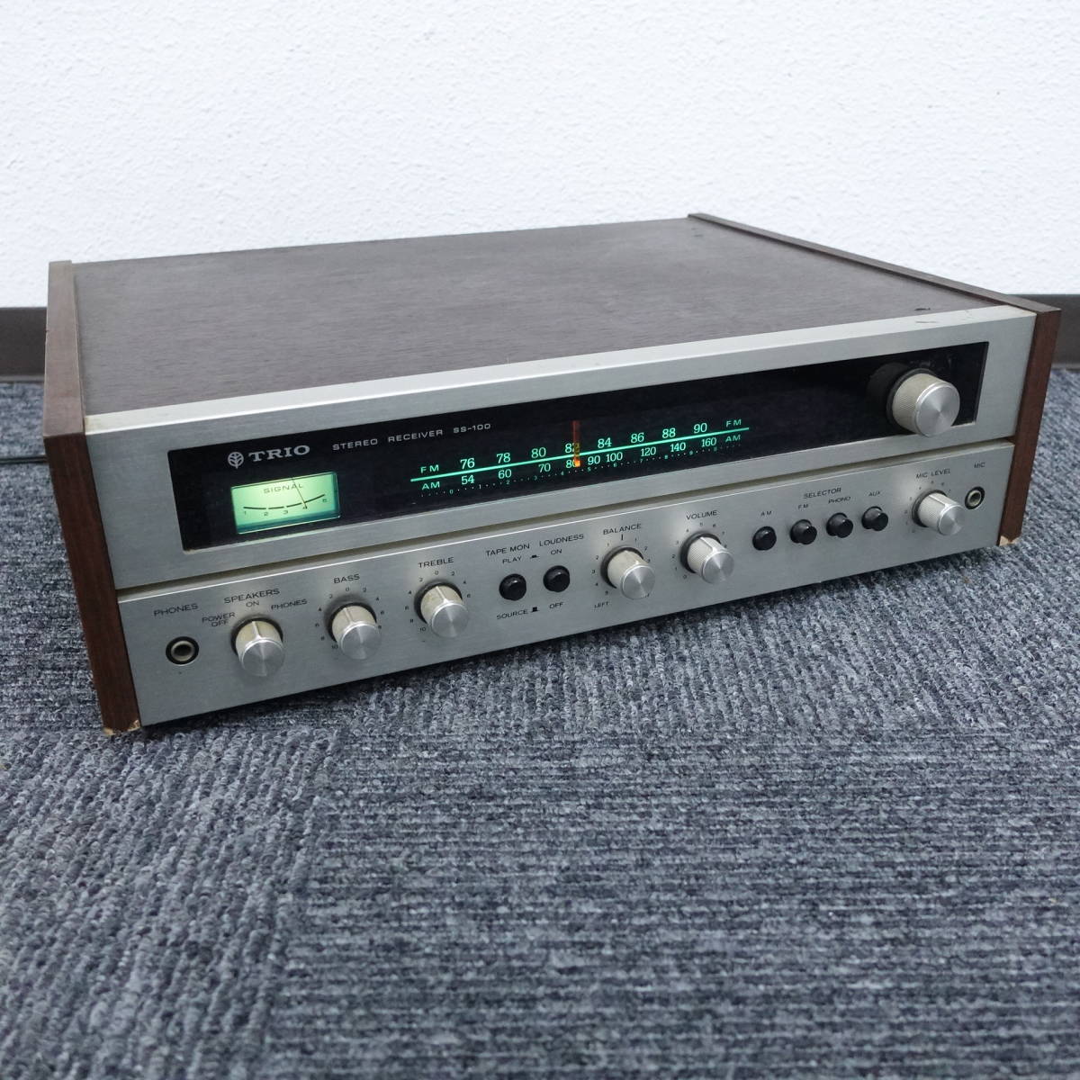 Yahoo!オークション - TRIO STEREO RECEIVER SS-100 オーディオ機器 ジ