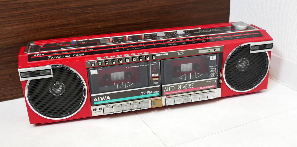 Yahoo!オークション - (R412-G317)ジャンク AIWA ダブルデッキ ラジカ