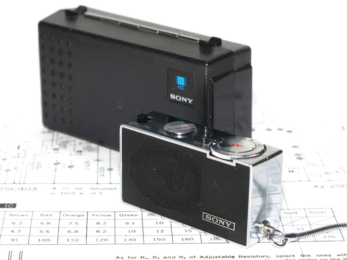 Yahoo!オークション - 【希少】世界初の超小型ICラジオ「SONY ICR-100