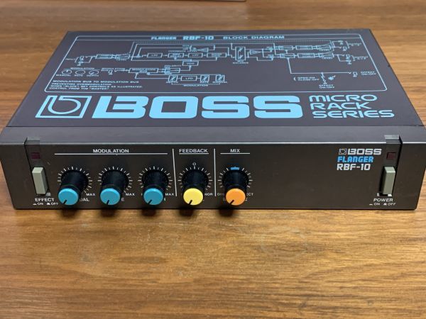 Yahoo!オークション - BOSS RBF-10 FLANGER ハーフラック エフェクター